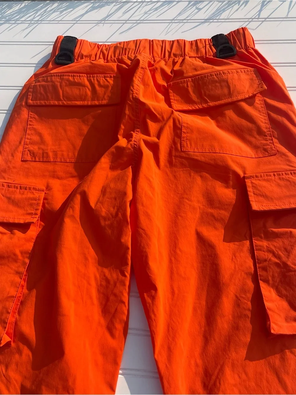 American Stitch Men’s XL Bright Orange Cargo Pants Utility Streetwear